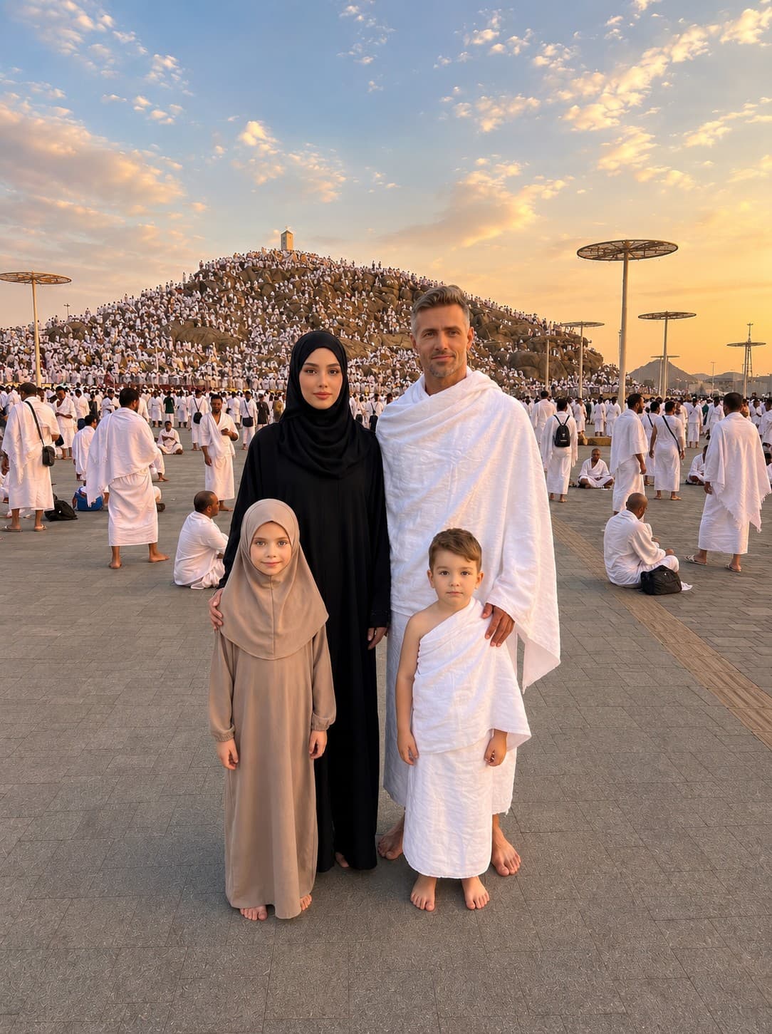 A Family on Mount Arafat