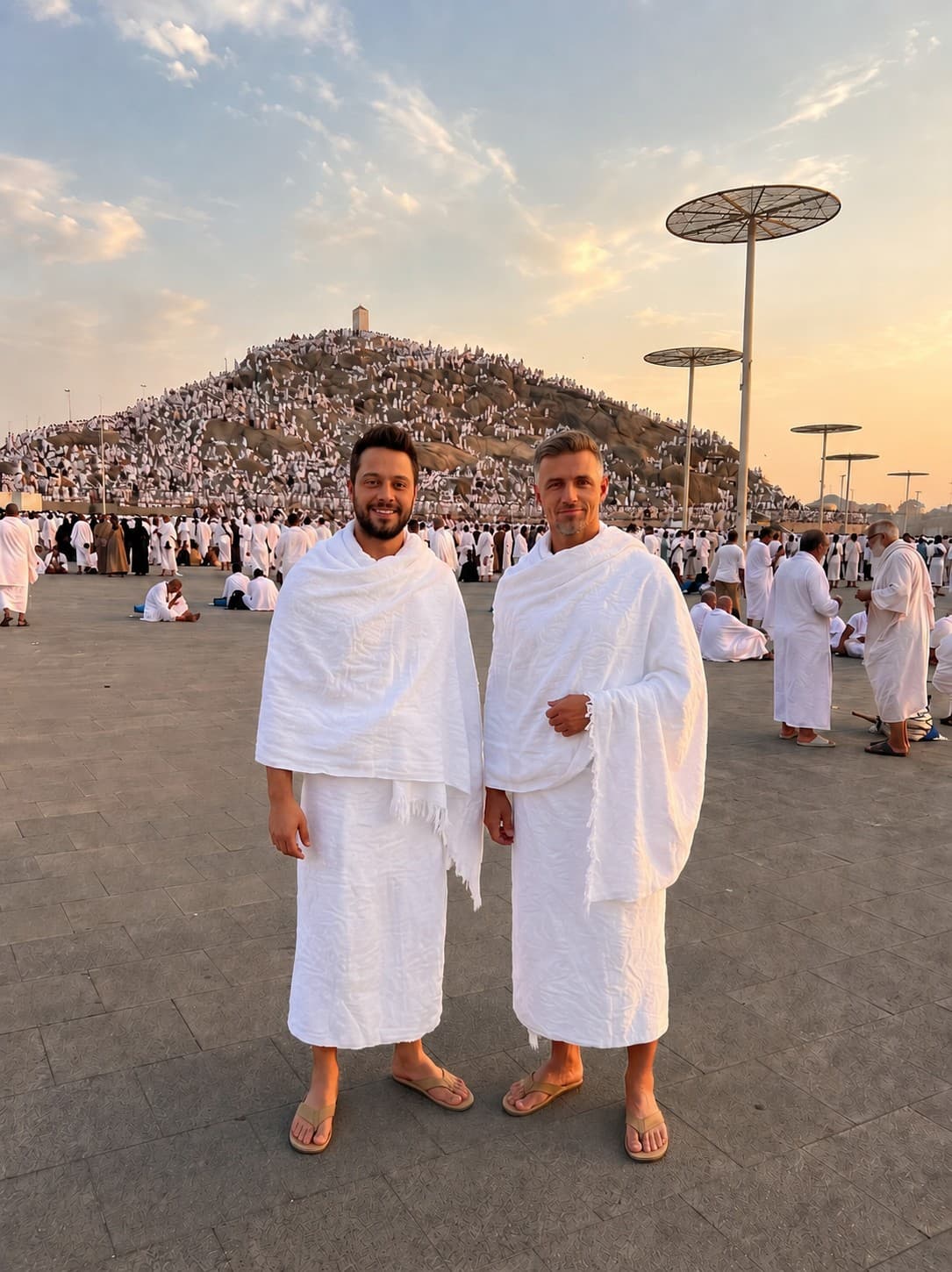Two Friends on Mount Arafat